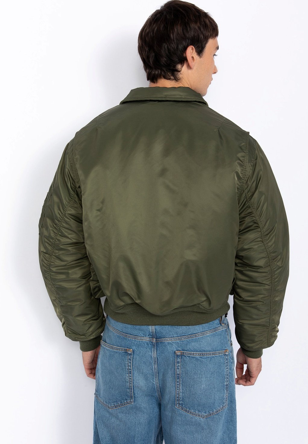 Schott combat jacket 40　カーキ　ミリタリー　ブルゾン ジャケット メンズ ミリタリージャケット ブルゾン アウター