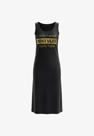Mr Ukko, I DON'T MAKE MISTAKES, I DATE THEM - Camisón - i date mistakes black
