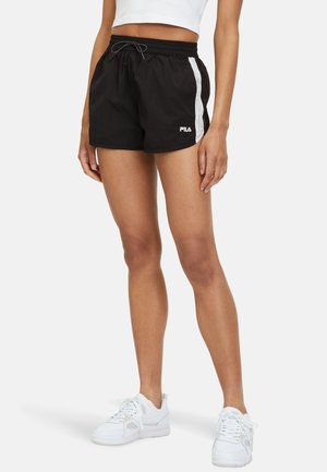 Fila LIMASSOL - Shorts - black-bright white