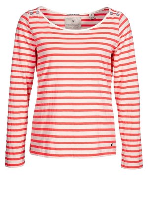Langærmet T-shirt - neon pink