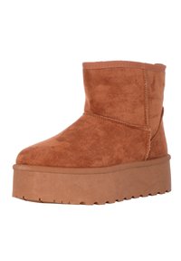Elara Botines con plataforma - camel
