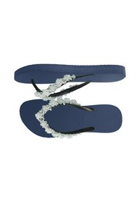 Uzurii PRECIOUS BLOOM  - T-bar sandals - navy blue