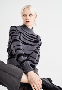 ONLY ONLFRIDA LIFE LS HIGHNECK - Džemperis - magnet