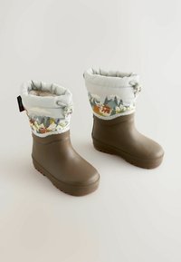 Harry Bear Bottes Caoutchouc Enfant Imprimé Animal - Roses Et Bleues