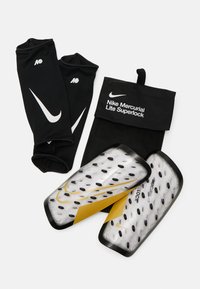 Nike Performance MERCURIAL LITE UNISEX - Benskinner - white/black/mtallic gold coin