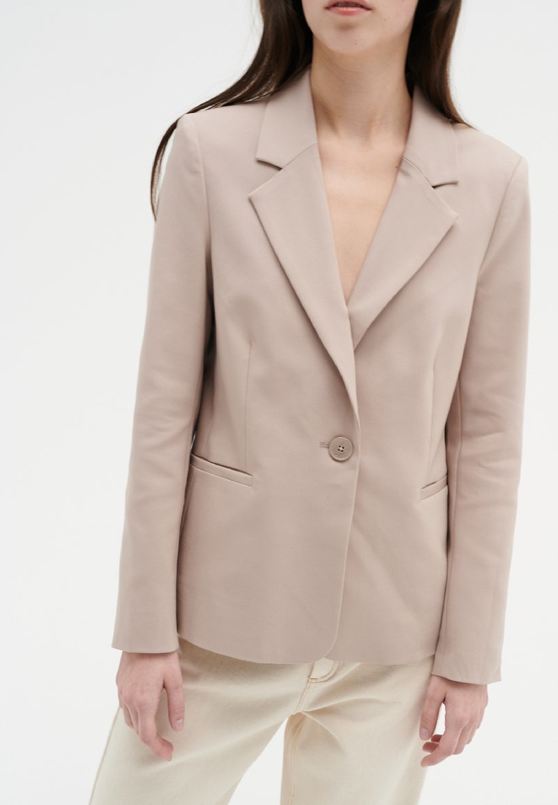 Zellaiw Flat Pant Mocha Grey main image 1