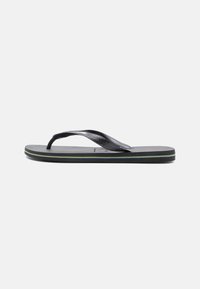 BRASIL LOGO UNISEX - T-bar sandals - black