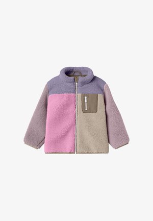 Name it, NMFMONICA TEDDY JACKET BLOCK - Φλις μπουφάν - peyote