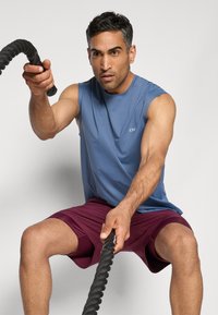 ICANIWILL STRIDE SLEEVELESS - Basic póló - dusty twilight blue