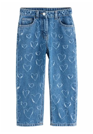 Next, REGULAR FIT - STRAIGHT LEG JEANS . - Jeans Straight Leg - mid blue denim heart