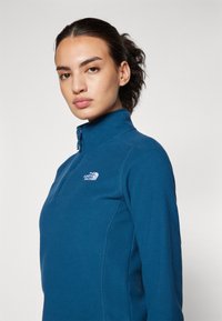 The North Face 100 GLACIER 1/4 ZIP - Flīsa džemperis - midnight petrol