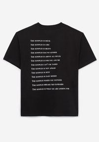 TEE SHIRT - Trükipildiga T-särk - black