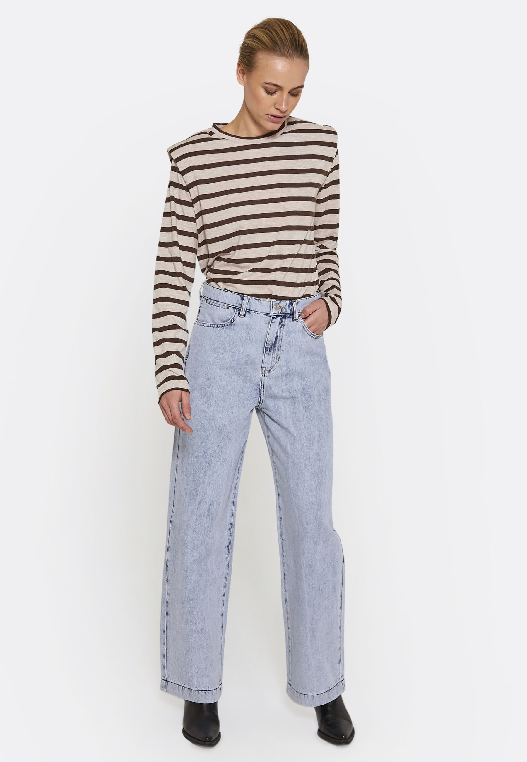 NORR Jeans a sigaretta - light blue denim/blu denim - Zalando.it