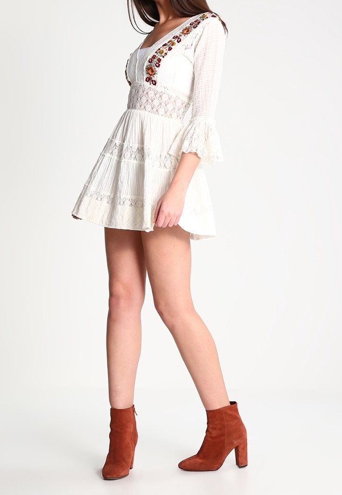 free people beige dress Free People Soledad Midi Dress