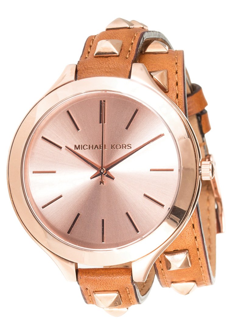 Michael Kors MK2299 - Uhr - braun/roségoldfarben/braun - Zalando.de