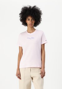 Tommy Hilfiger - SCRIPT TEE - Print T-shirt - light pink Thumbnail Image 1