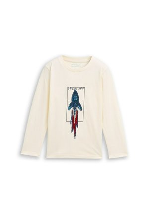 LANGARM - Langarmshirt - wool white