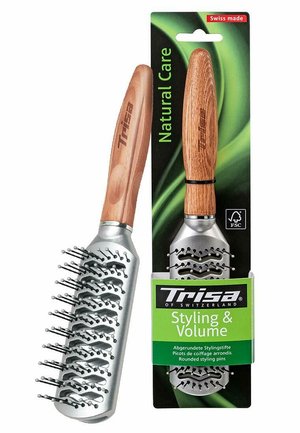 STYLING&VOLUME - Kamm - silber und holz