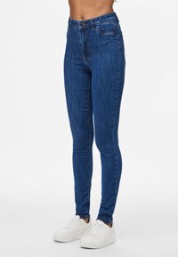 Pieces PCDEA HW - Jeggings - medium blue denim