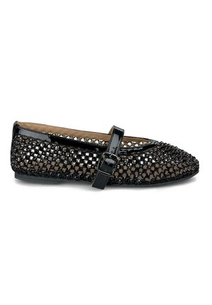Ballerina's met enkelbandjes - black