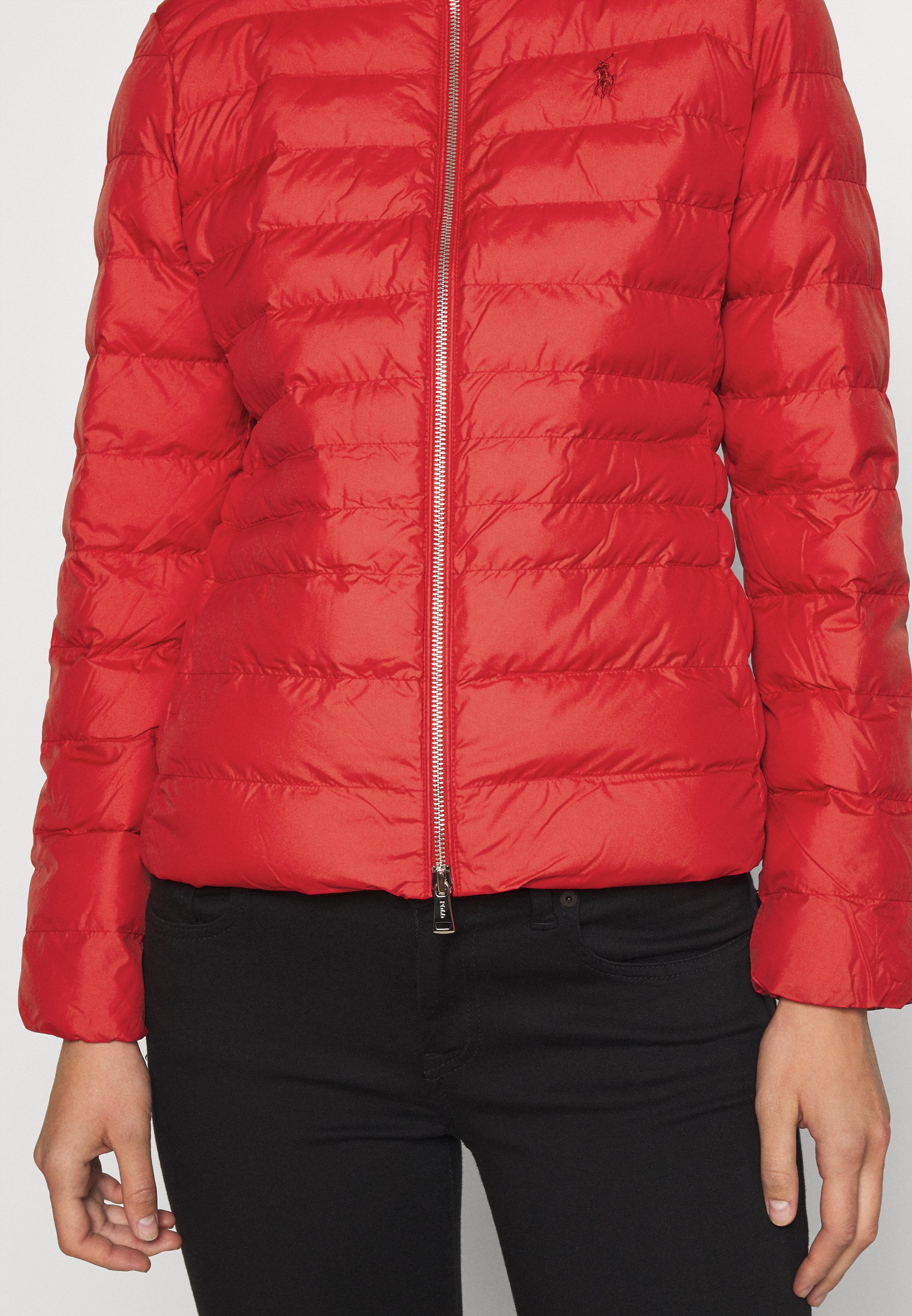 red spring jacket