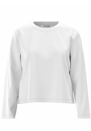 Selected Femme Camiseta de manga larga - bright white