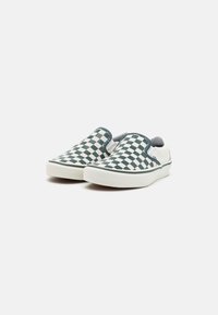 Vans CLASSIC SLIP-ON UNISEX - Belebújós cipők - green/true white