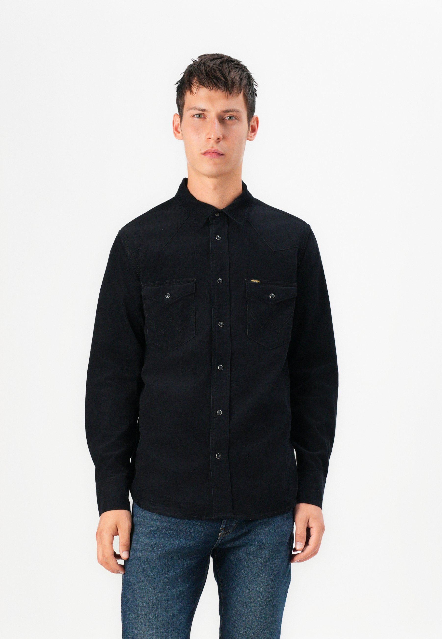 Wrangler WESTERN - Shirt - black - Zalando