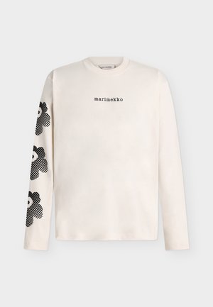 Marimekko, SEKVENSSI UNIKKO PLACEMENT - Μπλούζα με μακριά μανίκια - off white/black