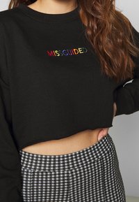 Missguided Petite Sweatshirt - black