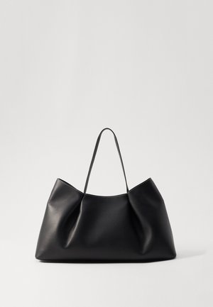 Elleme DIMPLE PEBBLED - Bolso de mano - black/white