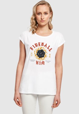 ABSOLUTE CULT FIREBALL DICE 86 - T-shirts med print - white