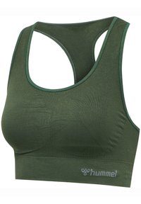 Hummel SEAMLESS - Sport-BH mit mittlerer Stützkraft - green