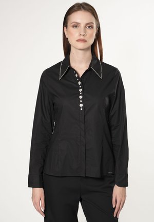 BEJEWELED  - Button-down blouse - black