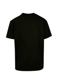 Black cotton t-shirt with short sleeves and a crew neck. The fabric is smooth with no visible designs or embellishments.
