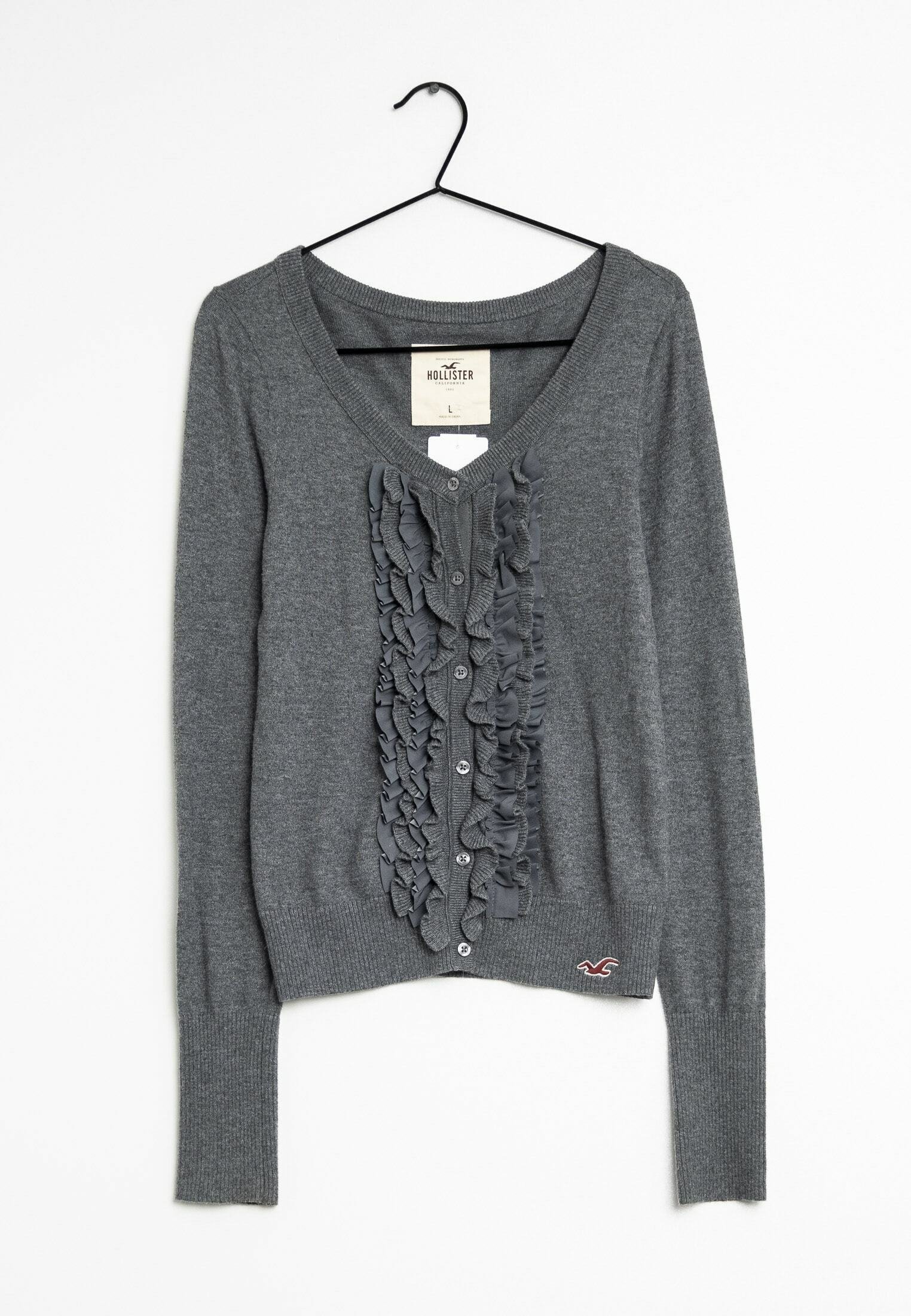 Hollister Strickjacke grey/grau (Pre-owned)