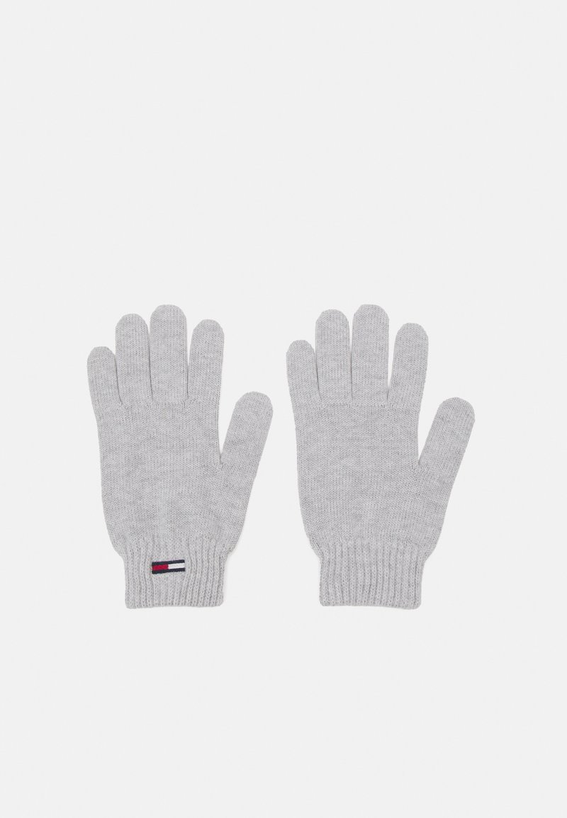 Tommy Jeans ELONGATED FLAG GLOVES - Guantes - silver grey heather