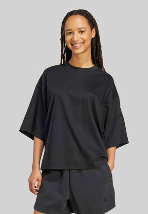 SOFT LUX LOOSE - T-shirt à manches longues - black