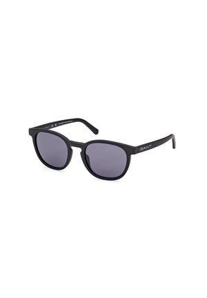 GANT DA SOLE IN INIETTATO - Occhiali da sole - nero grigio fumo