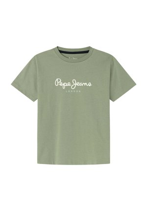 Pepe Jeans NEW ART - Camiseta estampada - myrt green