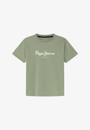 Pepe Jeans NEW ART - Trükipildiga T-särk - myrt green