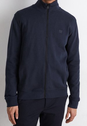 Sweater met rits - dark blue