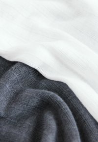 Next SCOOP NECK SLOUCH 2 PACK-REGULAR FIT - Top - white steel blue