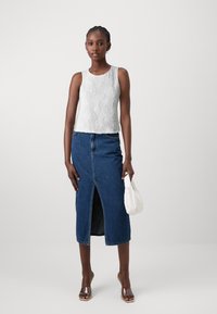 Vero Moda VMJUNE DETAIL - Top - snow white