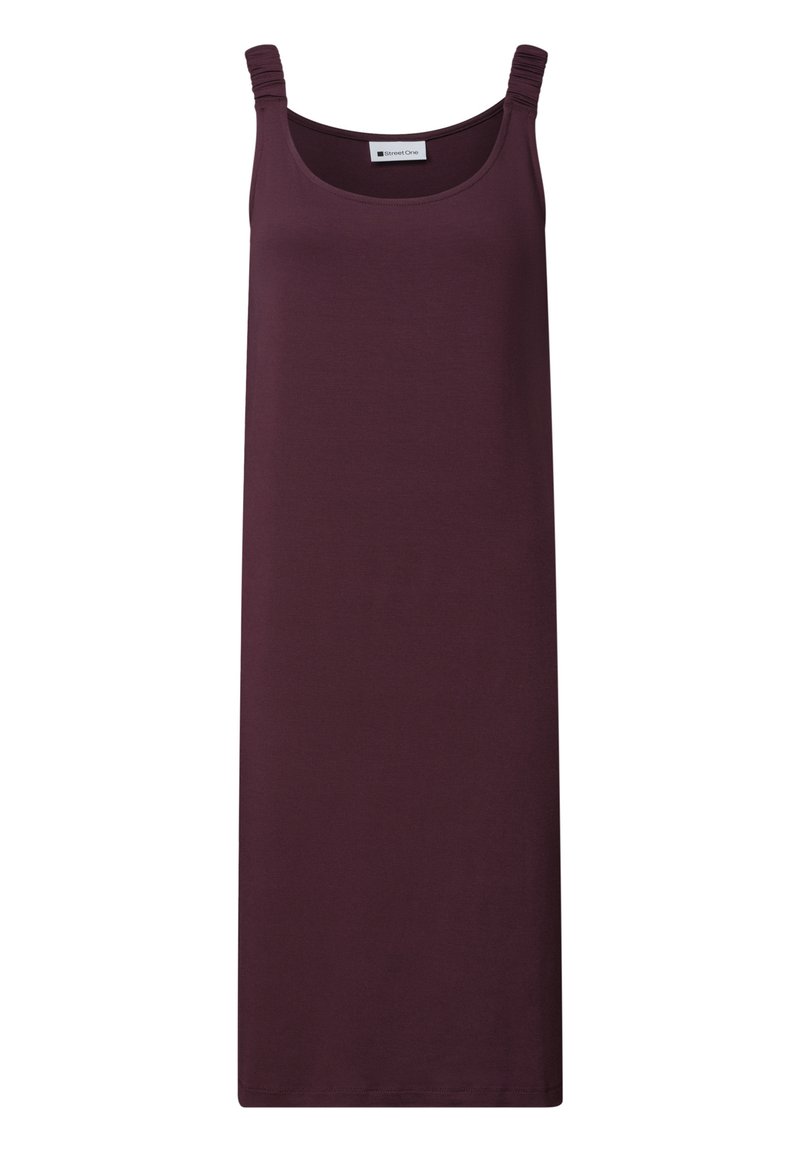 Street One KNEE-LENGTH DRESS WITH GATHERED STRAPS - Jerseykleid ...