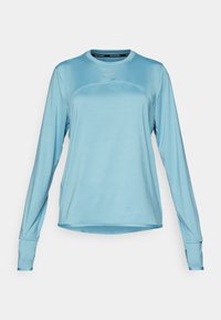 SWIFT TOP - Langærmet T-shirt - denim turquoise/silver