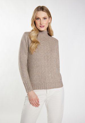 DreiMaster, DREIMASTER STRICKPULLOVER - Maglione - schlamm melange