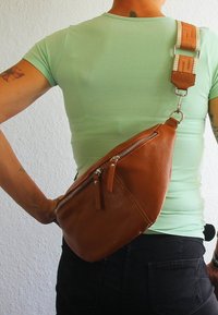 DrachenLeder Sac banane - hellbraun