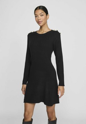 Gebreide jurk - black