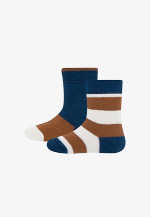 Ewers 2ER PACK - Socken - latte pergament passerina
